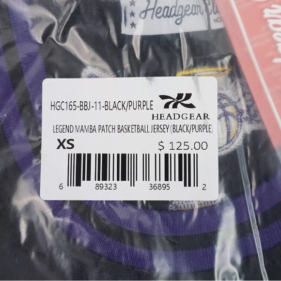 NWT [Headgear Classics] Kobe Bryant Legend Mamba Jersey #8 & #24 Men’s XS/S/M/L - Picture 12 of 15